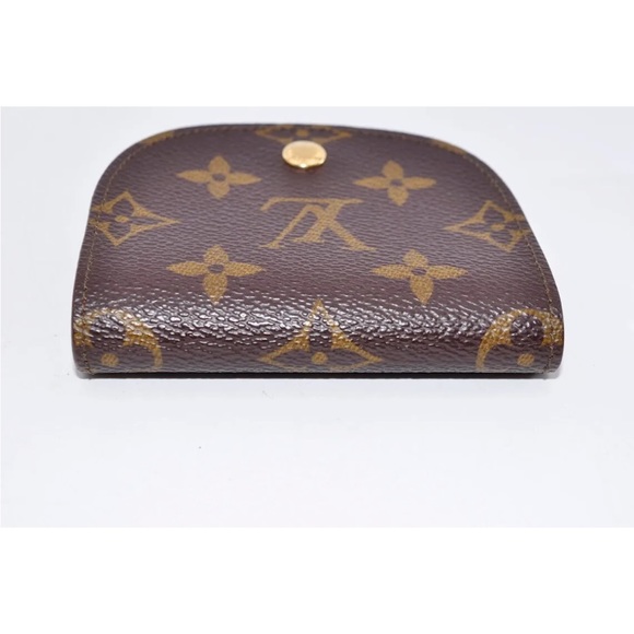 Louis Vuitton LV Portomone Guse Monogram Coin Case PVC Leather Brown - Picture 5 of 8